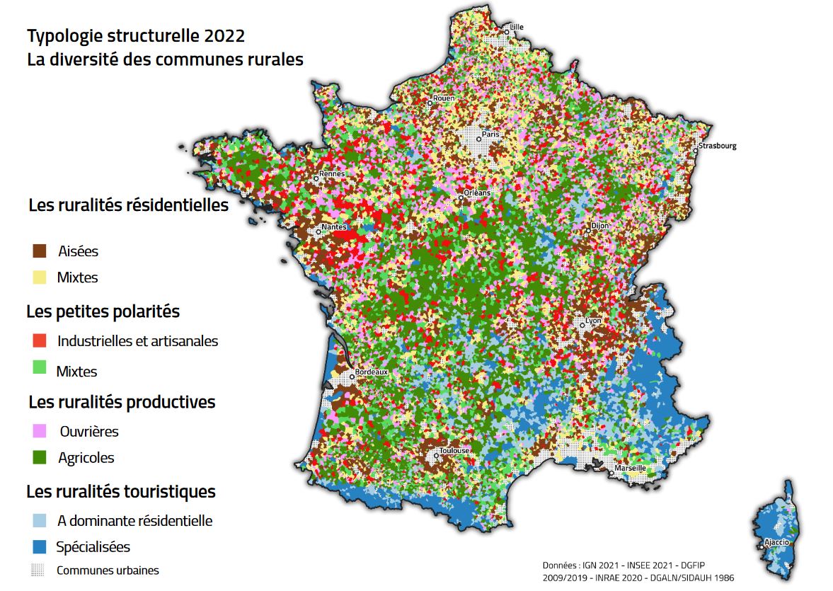 Une Nouvelle Lecture De La France Rurale Intercommunalit S De France